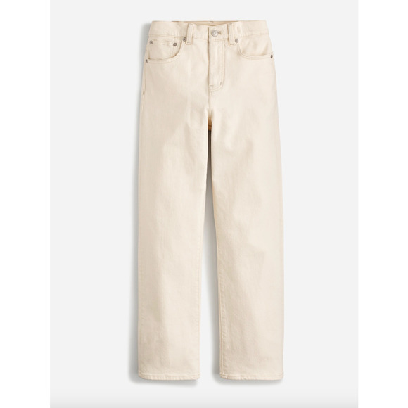 Madewell The 90s Straight Jean Vintage Canvas Beige High Waist US 27 NWT - Picture 6 of 14